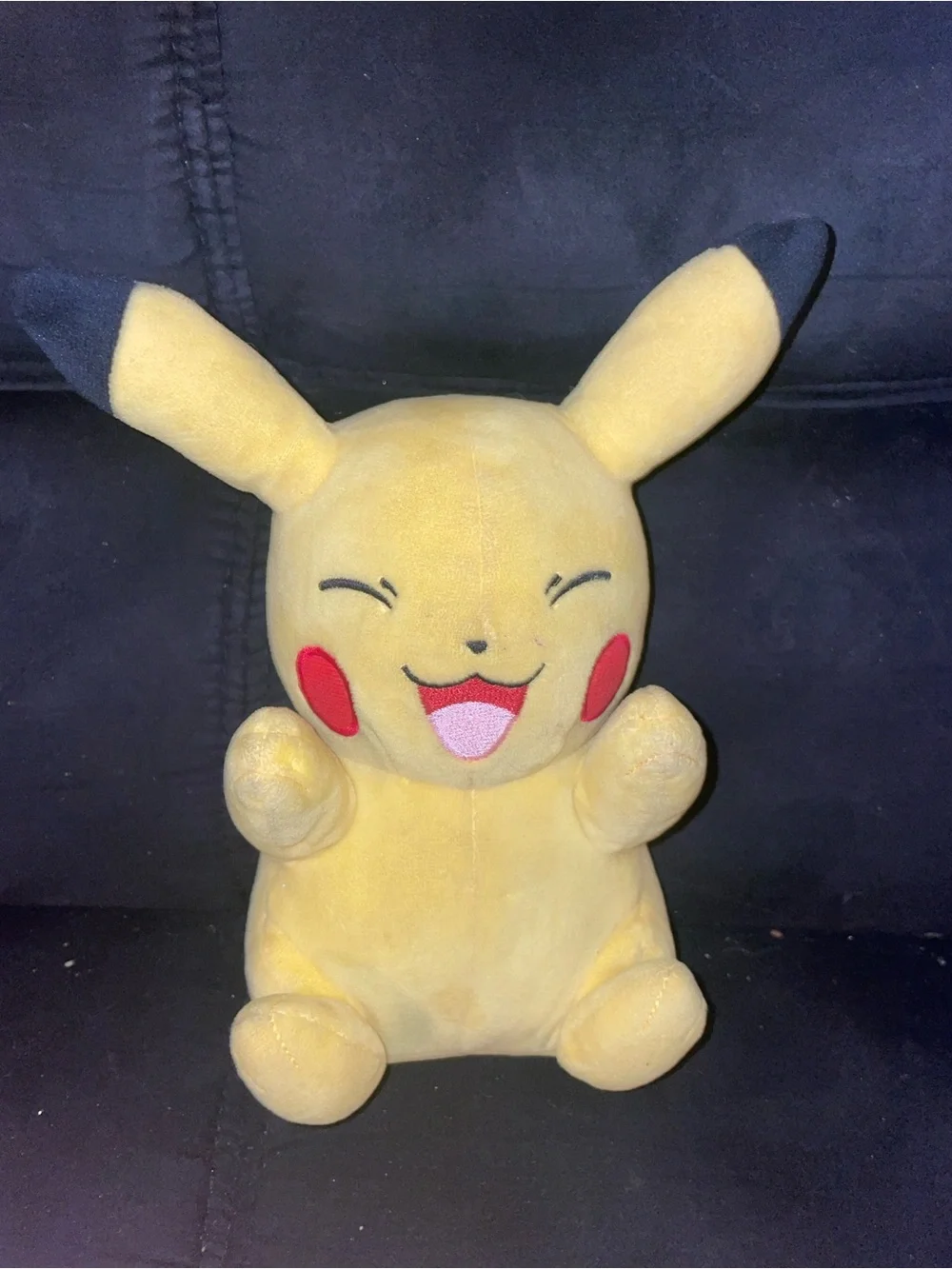 Pokemon Yellow Pikachu Plush with Red Cheeks
